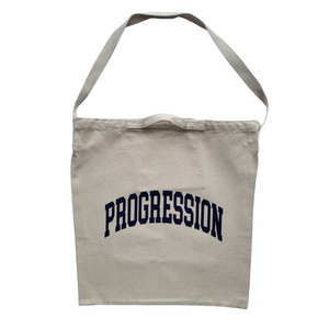 Progress Running Club Progression Arc Tote in Natural and Navy
