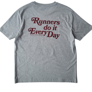 Progress Running Club Everyday Tee Short Sleeve T-Shirt in Grey