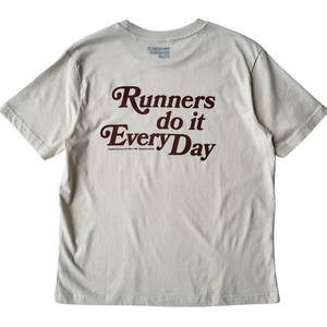 Progress Running Club Everyday Tee Short Sleeve T-Shirt in Natural