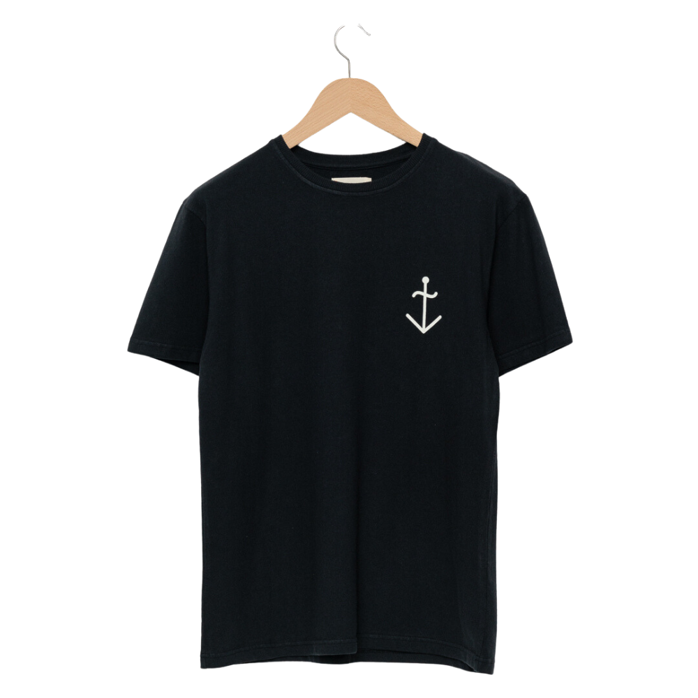 La Paz Dantas T-Shirt in Dark Navy and Ecru