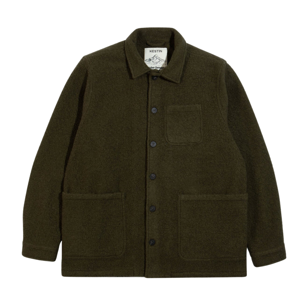Kestin Ormiston Jacket in Defender Green Italian Wool