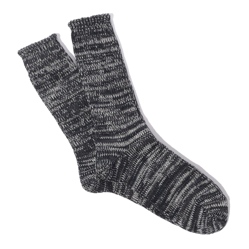 Anonymous Ism 5 Colour Mix Crew Sock in Black