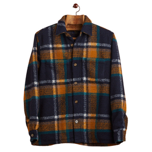 Portuguese Flannel Plaid Tricot Overshirt
