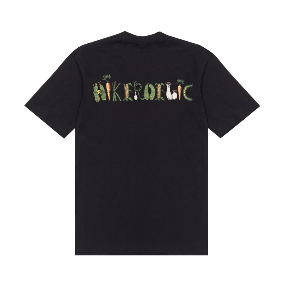 Hikerdelic Vegetable T-Shirt in Black