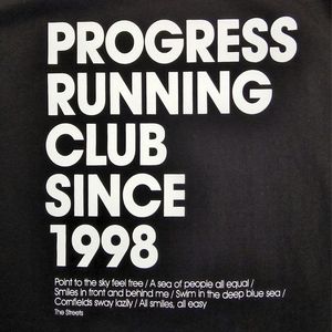 Progress Running Club PRC Club Classic Long Sleeve Tee in Black