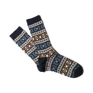 Anonymous Ism Wool JQ Crew Sock in Navy