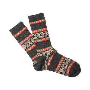 Anonymous Ism Wool JQ Crew Sock in Charcoal