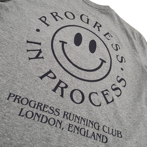 Progress Running Club Progress in Progress Short Sleeve Tee in Marl Grey