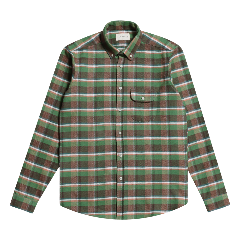 Far Afield Larry Shirt in Kyoto Check