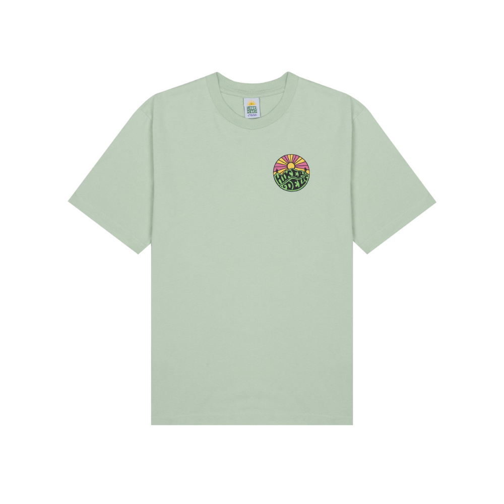 Hikerdelic Original Logo T-Shirt in Smoke Green