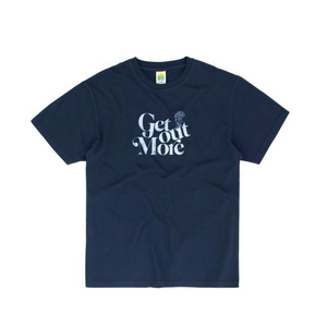 Hikerdelic Get Out More Short Sleeve T-Shirt in Navy