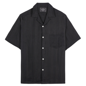 Portuguese Flannel Cupro Shirt in Black