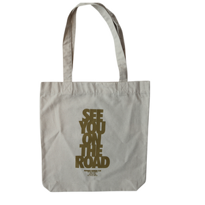Progress Running Club On the Road Tote in Natural and Taupe